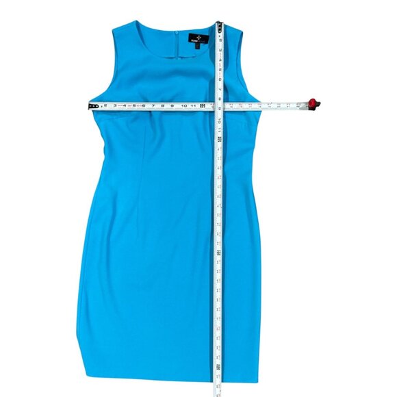 RONNI NICOLE Size10 Womens Sleeveless Blue Summer Strech Comfort Dress Scoop nec - Picture 6 of 9